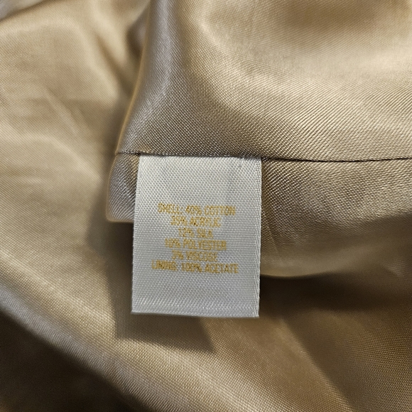 Kate Spade Dorothy Shift Dress Size 0 Starlight Gold Tweed Bow Event Formal Silk - Picture 16 of 16